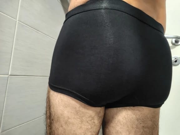 Customer photo review of Sexy Separated Ball Pouch Trunks For Men