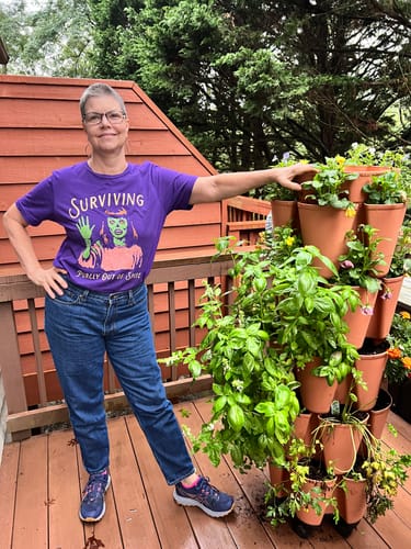 Customer photo review of Surviving Purely Out Of Spite Tee