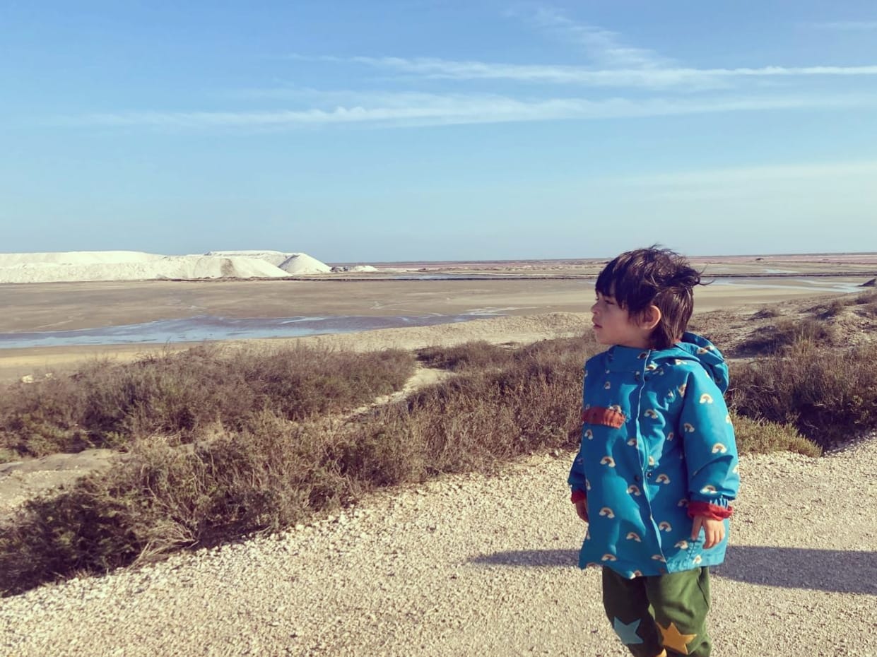 Customer photo review of Rainbow Blue Recycled Waterproof Anorak
