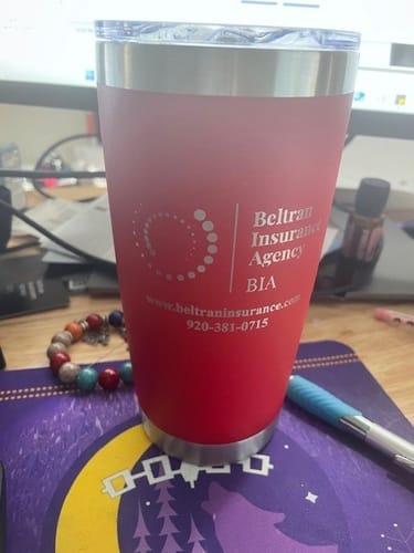 Customer photo review of Bundle (6) Custom Laser Engraved - 20oz Tumblers