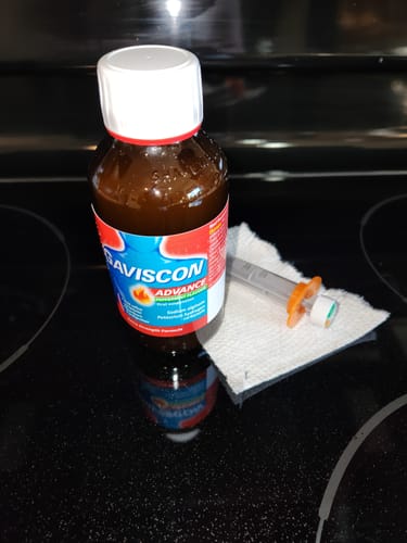 Customer photo review of Gaviscon Advance Peppermint Flavour Oral Suspension, 300ml 6 Pack
