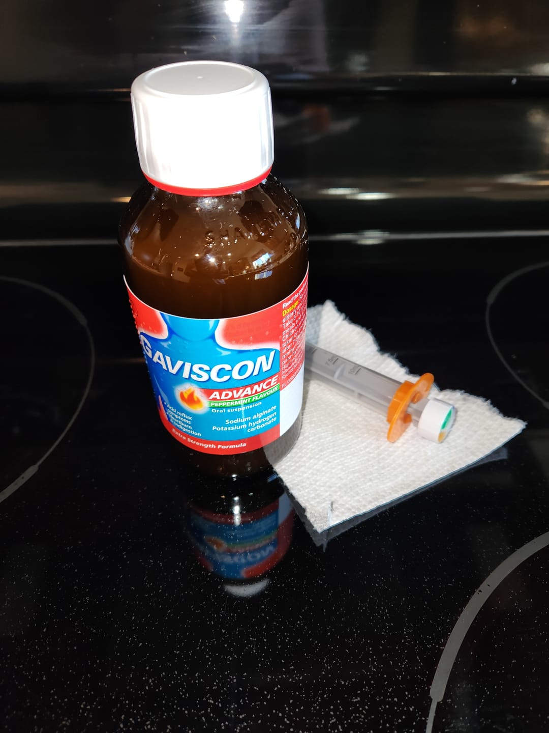 Customer photo review of Gaviscon Advance Peppermint Flavour Oral Suspension, 300ml 6 Pack