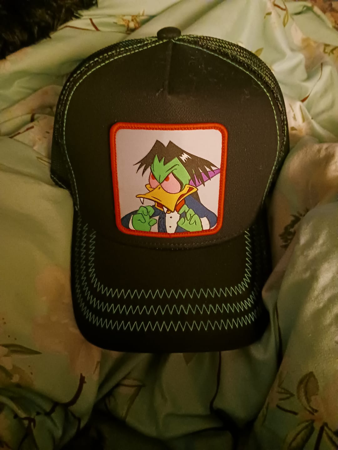 Customer photo review of OVERLORD X Count Duckula: Duckula Trucker Cap