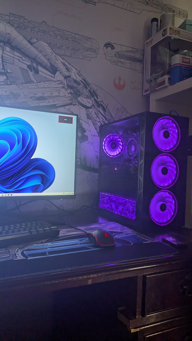 Customer photo review of Neonzilla - AMD RYZEN 5 5500 16GB Nvidia RTX 3060 12GB N4-SE102