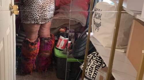 Customer photo review of UPSETTER-ORANGEMULTI STILETTO BOOT