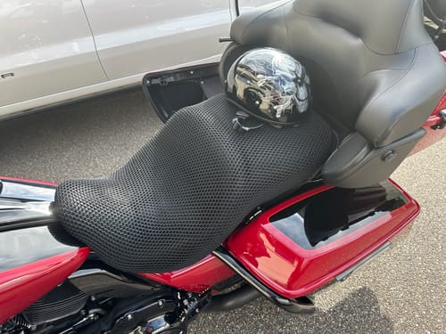 Customer photo review of Wind Rider Seat Cover