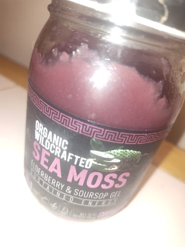 Customer photo review of Elderberry and Soursop Infused Sea Moss Gel