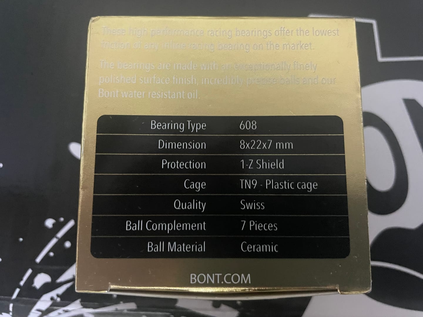 Customer photo review of JESA 608 Ceramic Roller Skate Bearings