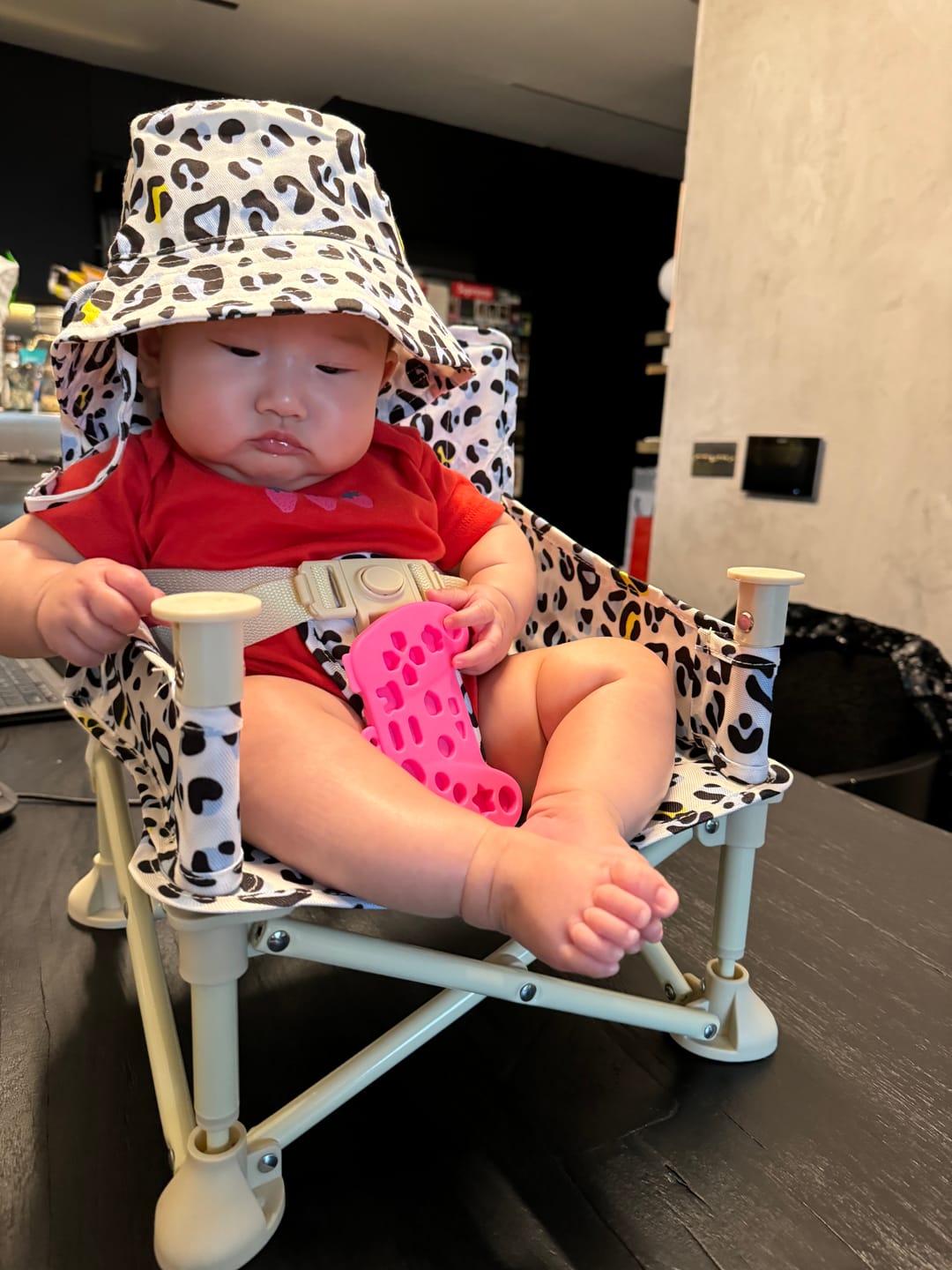 Customer photo review of Helio baby cotton hat