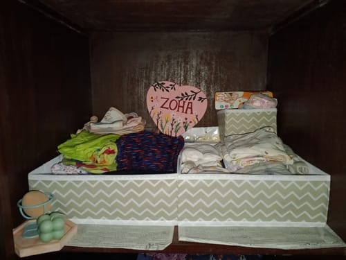 Customer photo review of Qoolish Pack of 6 White Drawer Organizers Set: Tidy-Up Your Space!