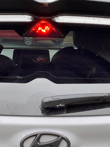 Customer photo review of Hyundai Kona N Brake Light Overlay