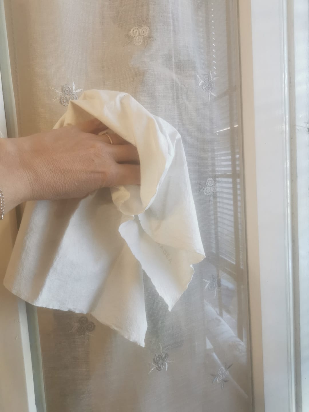Customer photo review of Kit Vetri: Panno + Sapone Neutro