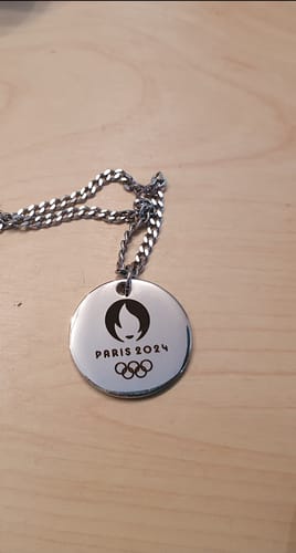 Customer photo review of Halskette mit persönlicher Gravur