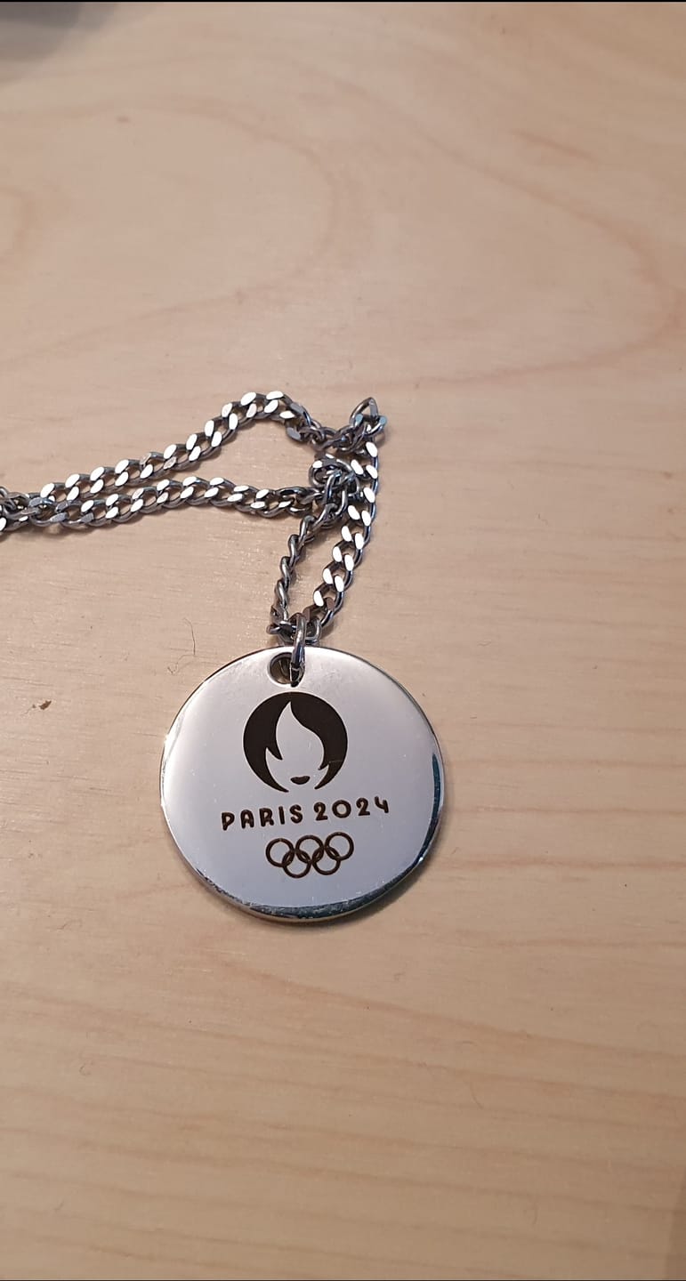 Customer photo review of Halskette mit persönlicher Gravur