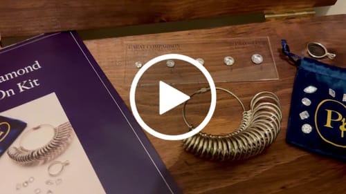 Customer video review of The Diamond Try-On Kit