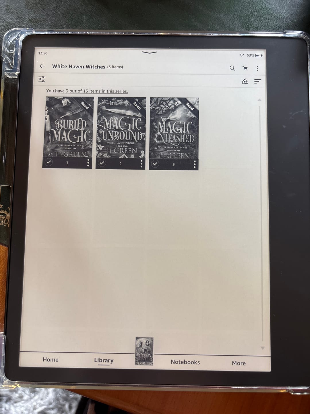 Customer photo review of White Haven Hunters: Books 1-3 (EBOOK)