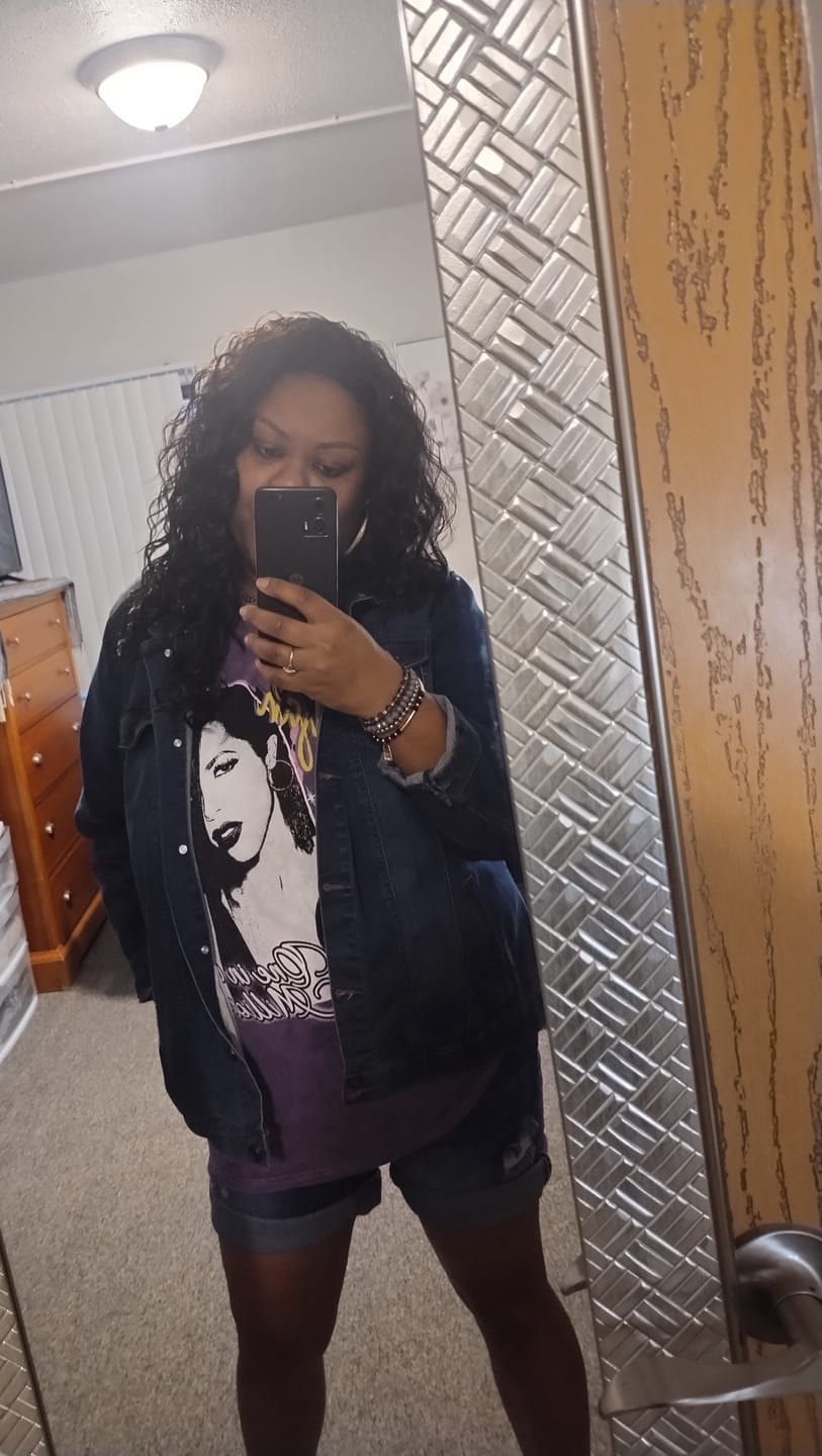 Customer photo review of Sensationnel Instant Weave Half Wig HZ 7047