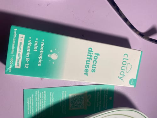 Customer photo review of Cloudy® Focus Portable Aroma Diffuser