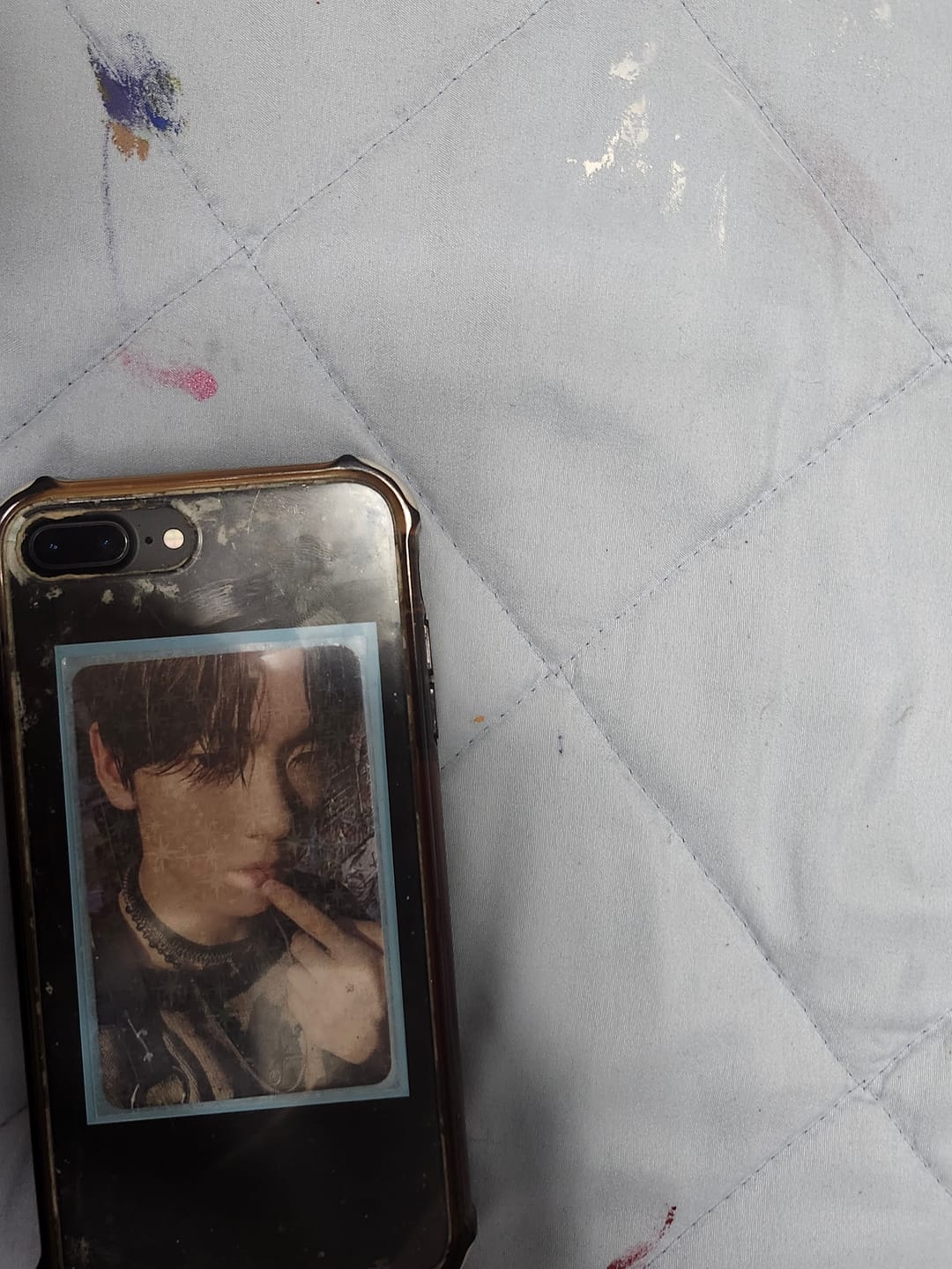Customer photo review of COLORED PHOTOCARD SLEEVES - PASTEL RAINBOW PACK