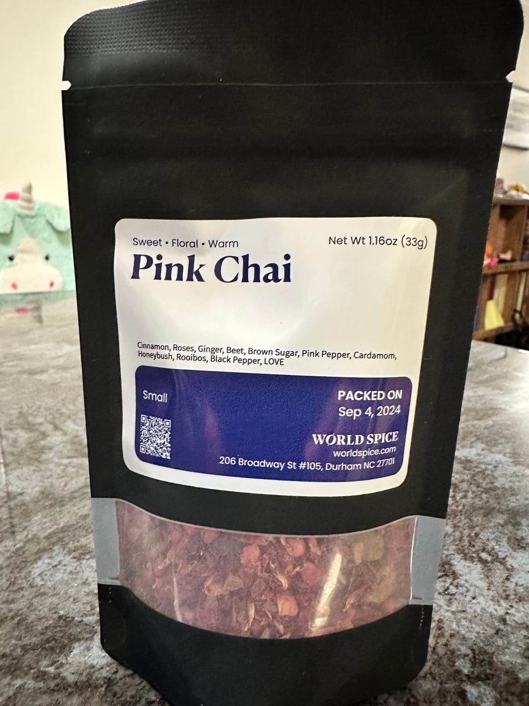 Customer photo review of Pink Chai