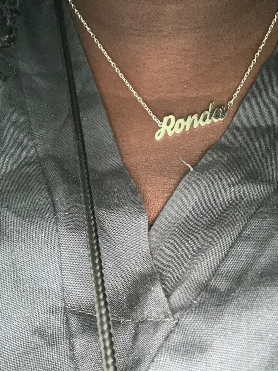 Customer photo review of Personalized Name Necklace