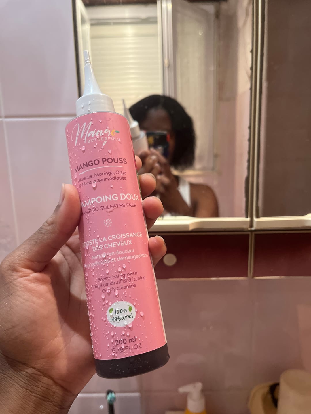 Customer photo review of Shampoing Doux POUSS
