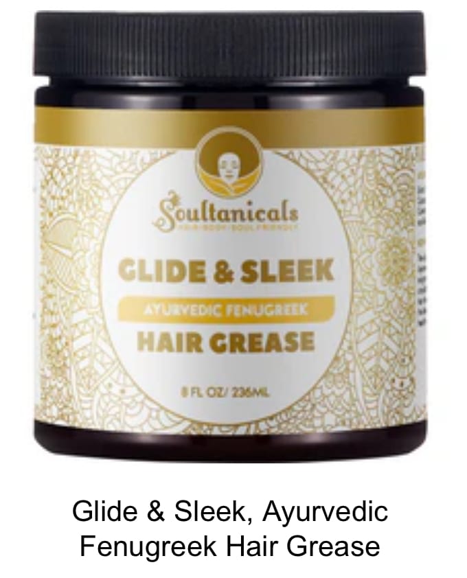 Customer photo review of Glide & Sleek, Ayurvedic Fenugreek Hair Grease