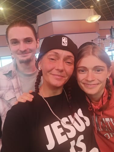 Customer photo review of Jesus Is Lord T-shirt