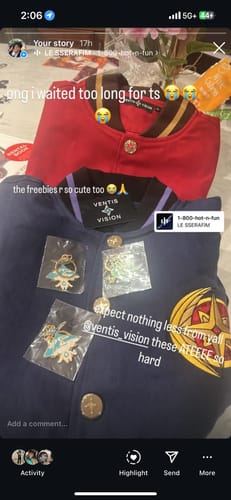 Customer photo review of Genshin Varsity Jacket Preorder