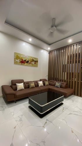 Customer photo review of Sofa góc chữ L cao cấp KISSY 4 chỗ tựa gật gù