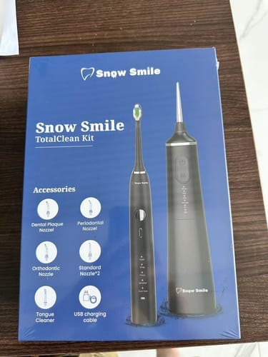 Customer photo review of Snow Smile ultimative tandblegningssæt