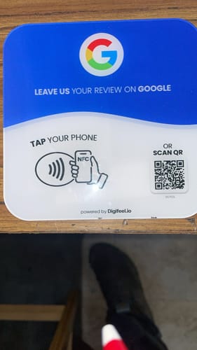 Customer photo review of Google Reviews - Plate
