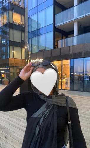 Customer photo review of Olive "On This Land" Modal Hijab