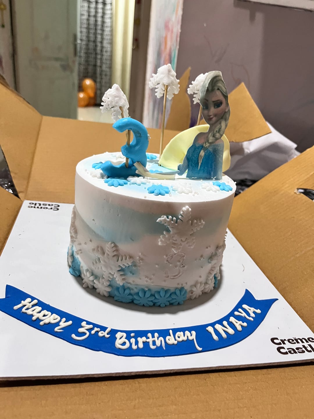 Customer photo review of Frozen Magical Cake