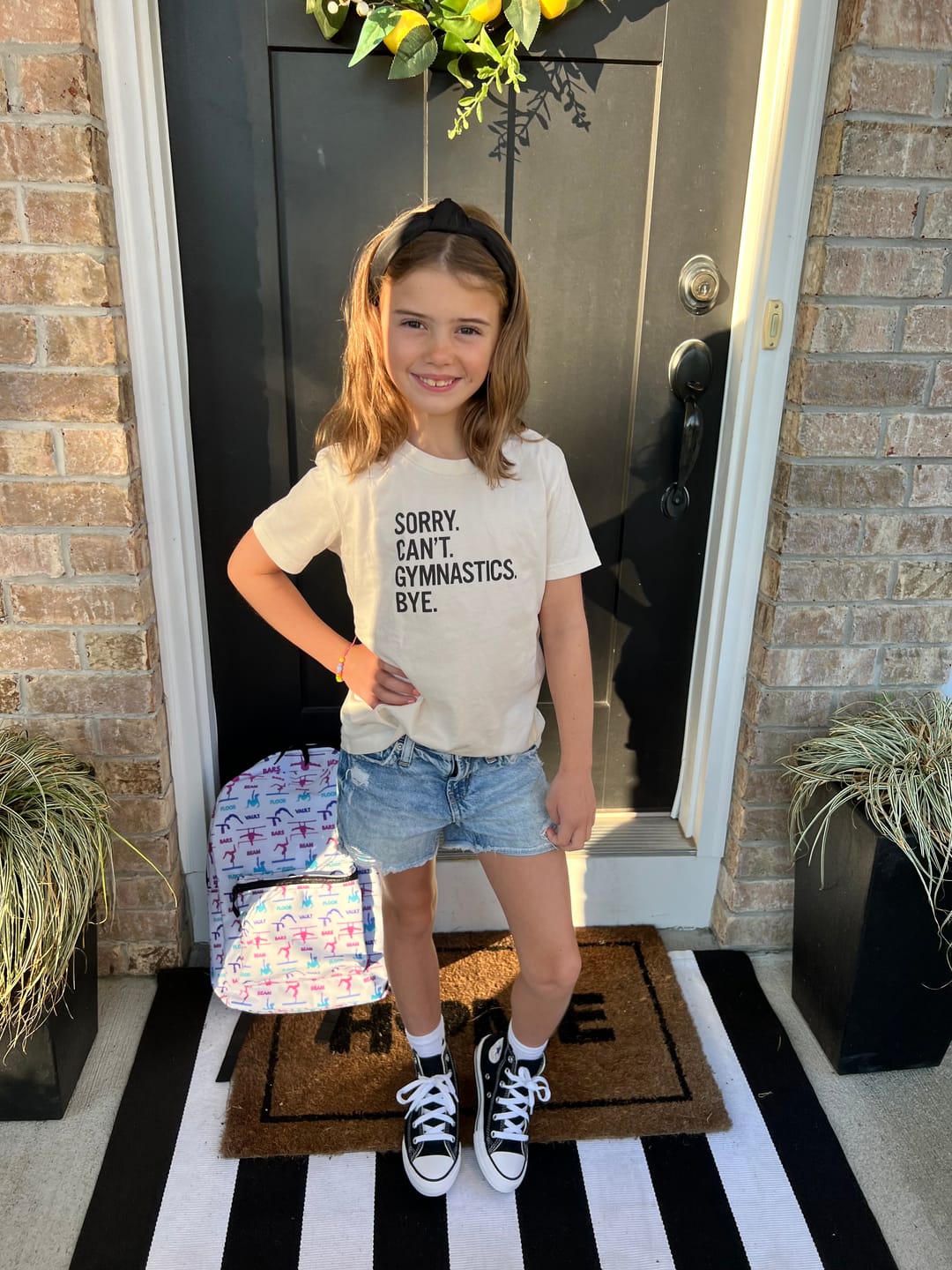 Customer photo review of Sorry Can't Gymnastics Bye (Kids)