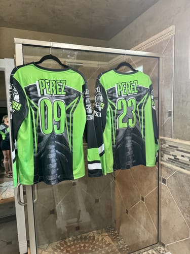 Customer photo review of Personalized Racing Jersey UPF30+, Cool Bone Motorcycle Motocross Off-Road Riders Racewear| NMS436