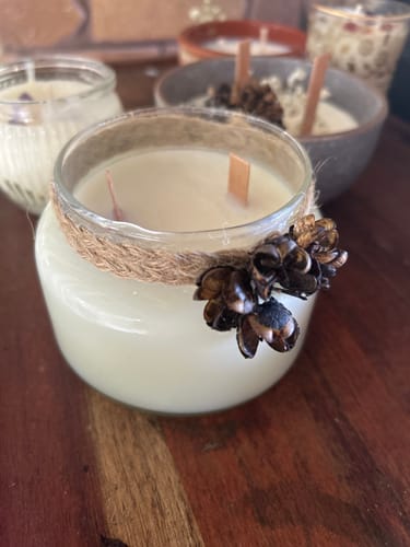 Customer photo review of Coco Soy Wax Flakes 5kg