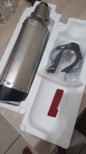 Customer photo review of Silenciador Universal Moto 51mm