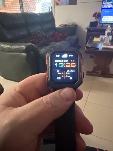 Customer photo review of Hard Hat Smartwatch