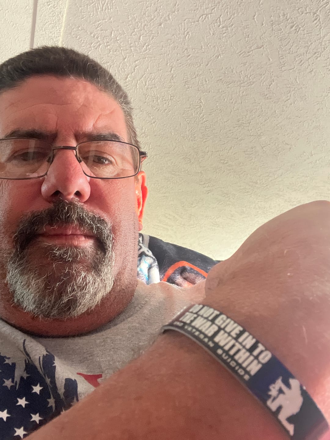 Customer photo review of Do Not Give In Bracelet