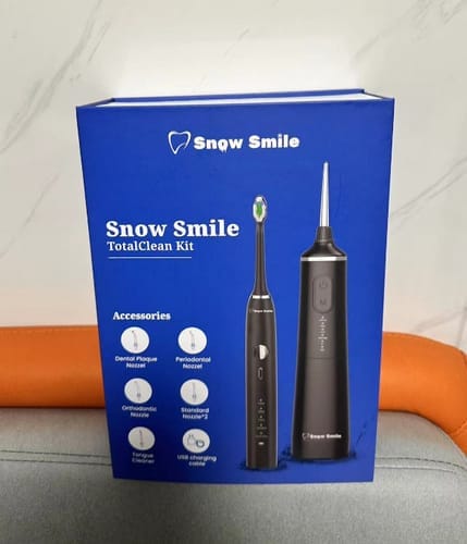 Customer photo review of Snow Smile ultimative tandblegningssæt
