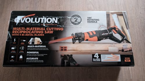 Customer photo review of Scie sabre Evolution R230RCP avec 4 lames multi-matériaux