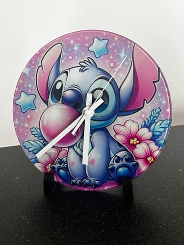 Customer photo review of Sublimatievoordeel Glazen Klok 20cm