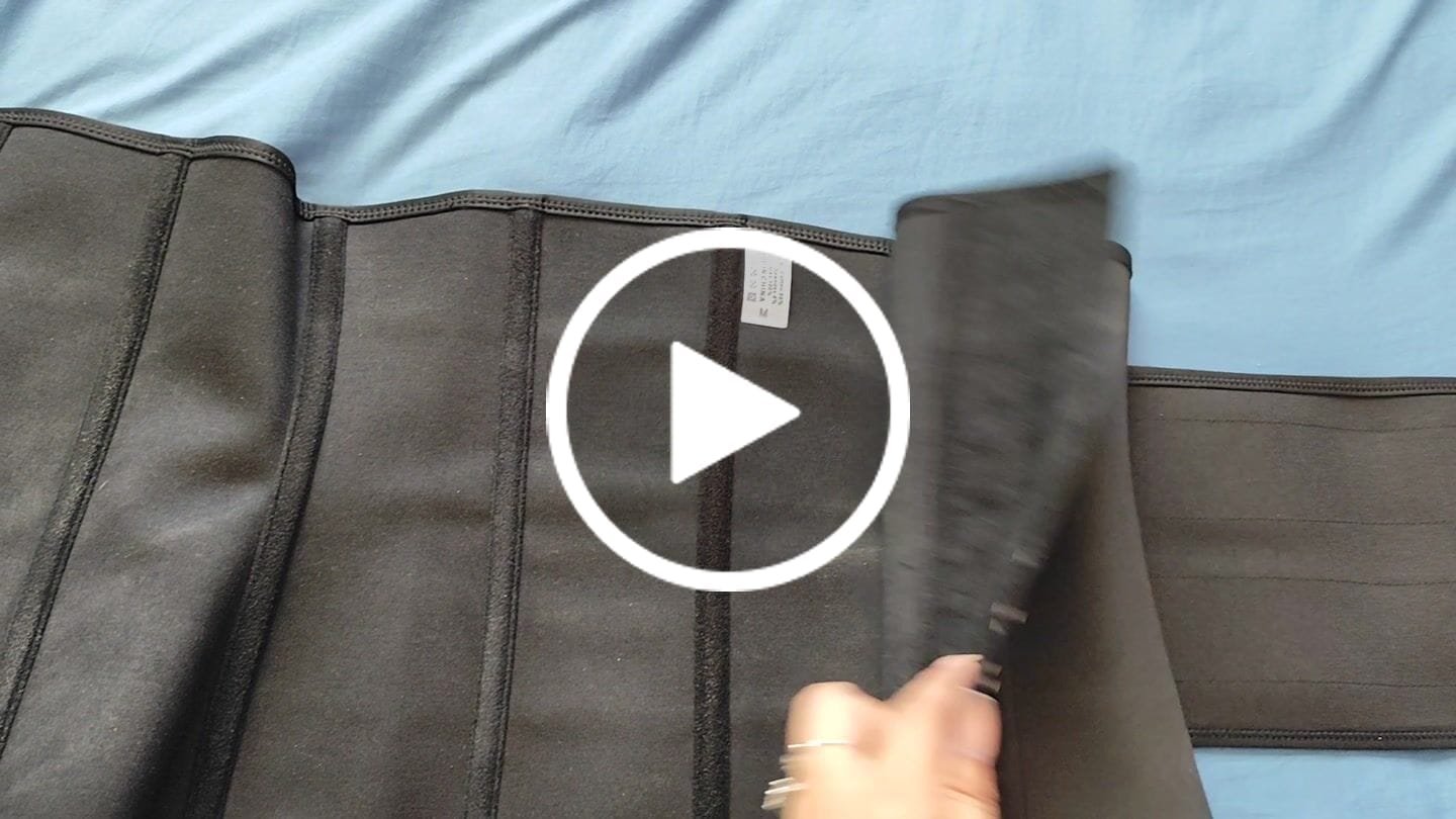 Customer video review of Faja Deportiva y Moldeadora Velcro