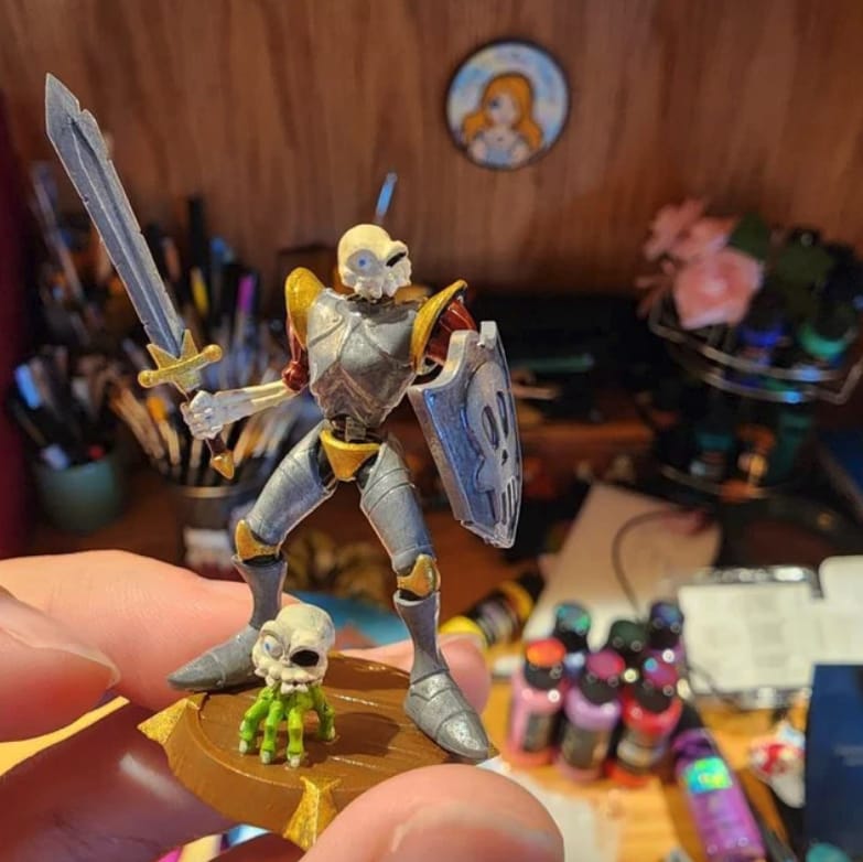 Customer photo review of Sir Daniel Fortesque