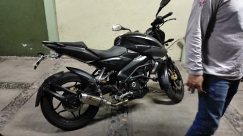 Customer photo review of Silenciador Universal Moto 51mm