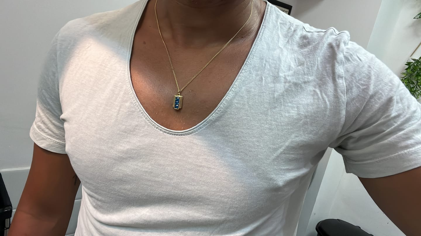 Customer photo review of שרשרת Lagoon