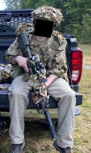 Customer photo review of Predator Ghillie™ Helmet Cover
