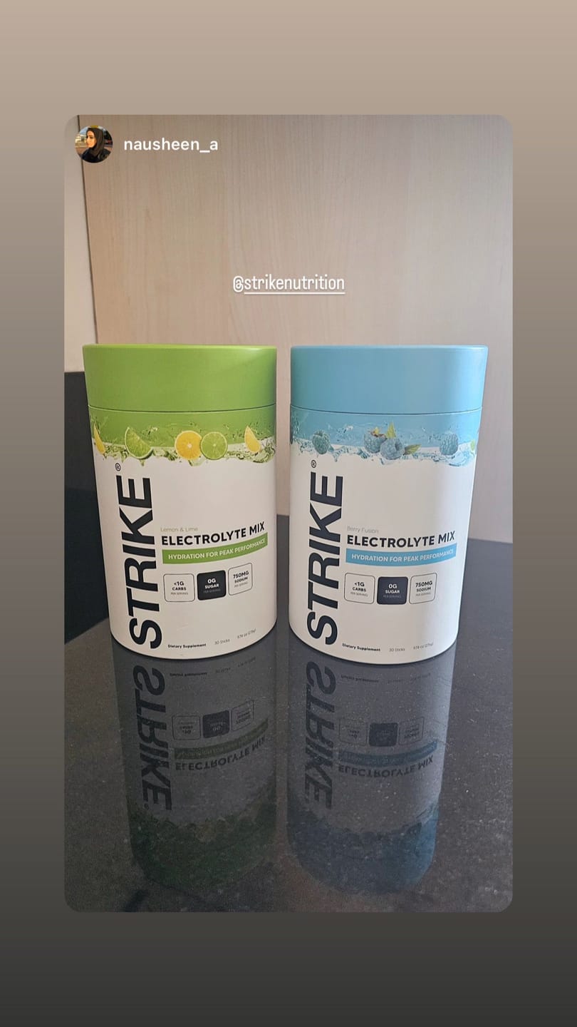 Customer photo review of Strike Electrolyte Mix