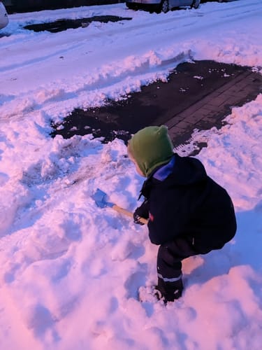 Customer photo review of Upcycling Kaschmir Kapuzenschal Grün